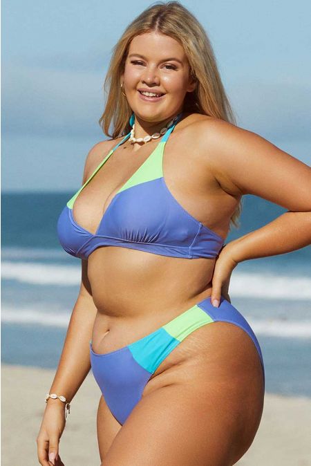 Kamoni Farbblock Große Größen Bikini